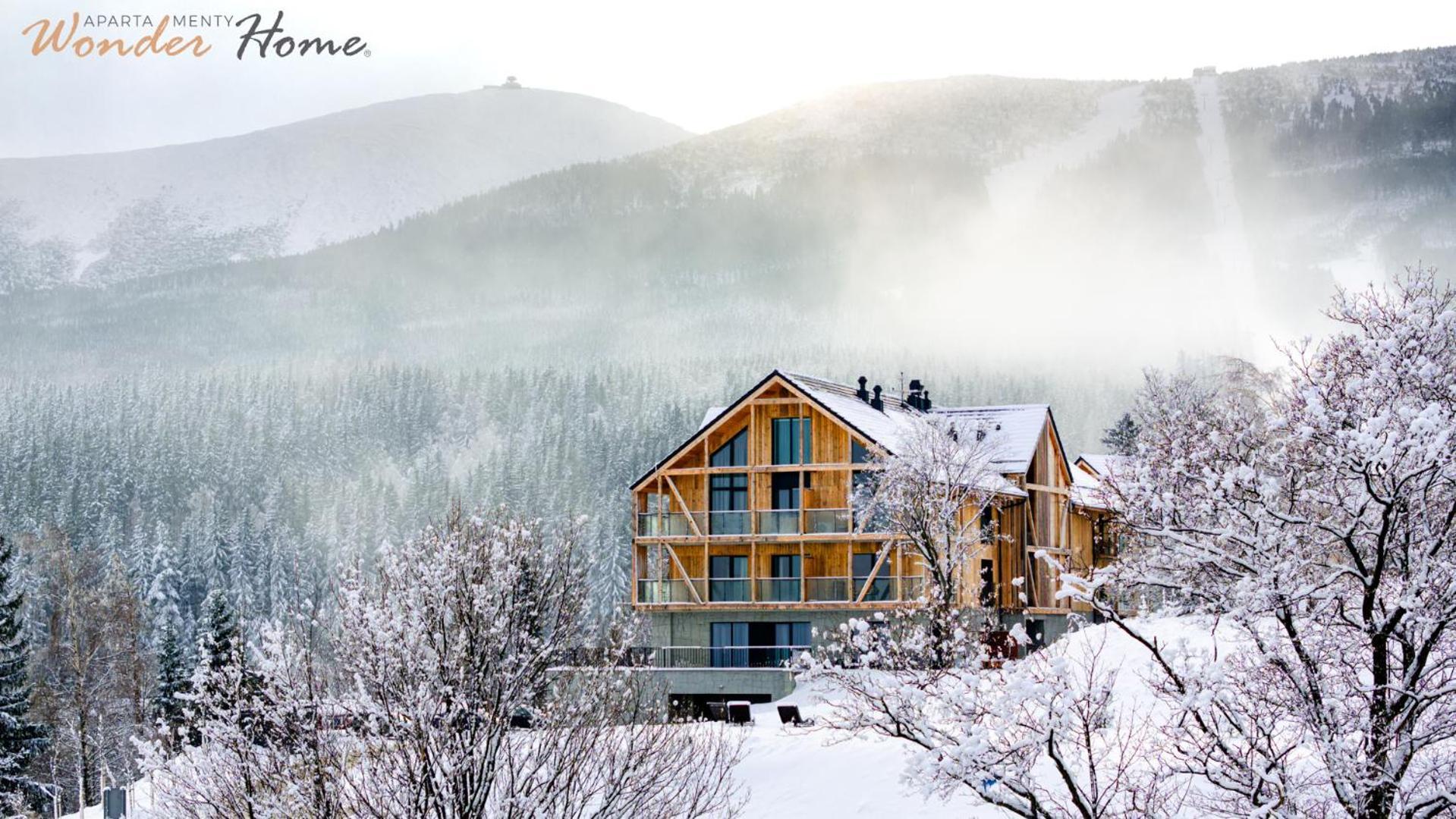 Wonder Home - Orlik Residence - Apartamenty Z Widokiem Na Sniezke, Blisko Wyciagow, Ski Arena I Kosciolka Wang 卡尔帕奇 外观 照片